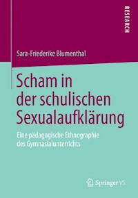 Scham in der schulischen Sexualaufklärung - Sara-Friederike Blumenthal - E-Book