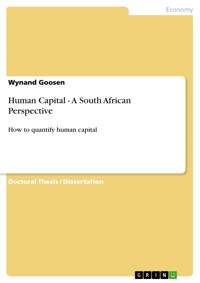 Human Capital - A South African Perspective - Wynand Goosen - E-Book