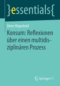Konsum: Reflexionen über einen multidisziplinären Prozess - Dieter Bögenhold - E-Book
