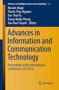 Advances in Information and Communication Technology -  - E-Book