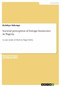 Societal perception of foreign businesses in Nigeria. - Kalekye Ndungu - E-Book