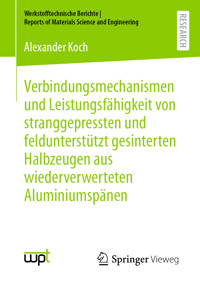 Verbindungsmechanismen und Leistungsfähigkeit von stranggepressten und feldunterstützt gesinterten Halbzeugen aus wiederverwerteten Aluminiumspänen - Alexander Koch - E-Book
