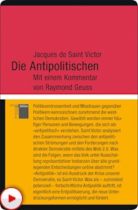 Die Antipolitischen - Jacques de Saint Victor - E-Book