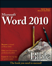 Word 2010 Bible - Herb Tyson - E-Book