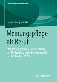 Meinungspflege als Beruf - Heinz-Georg Tebrake - E-Book