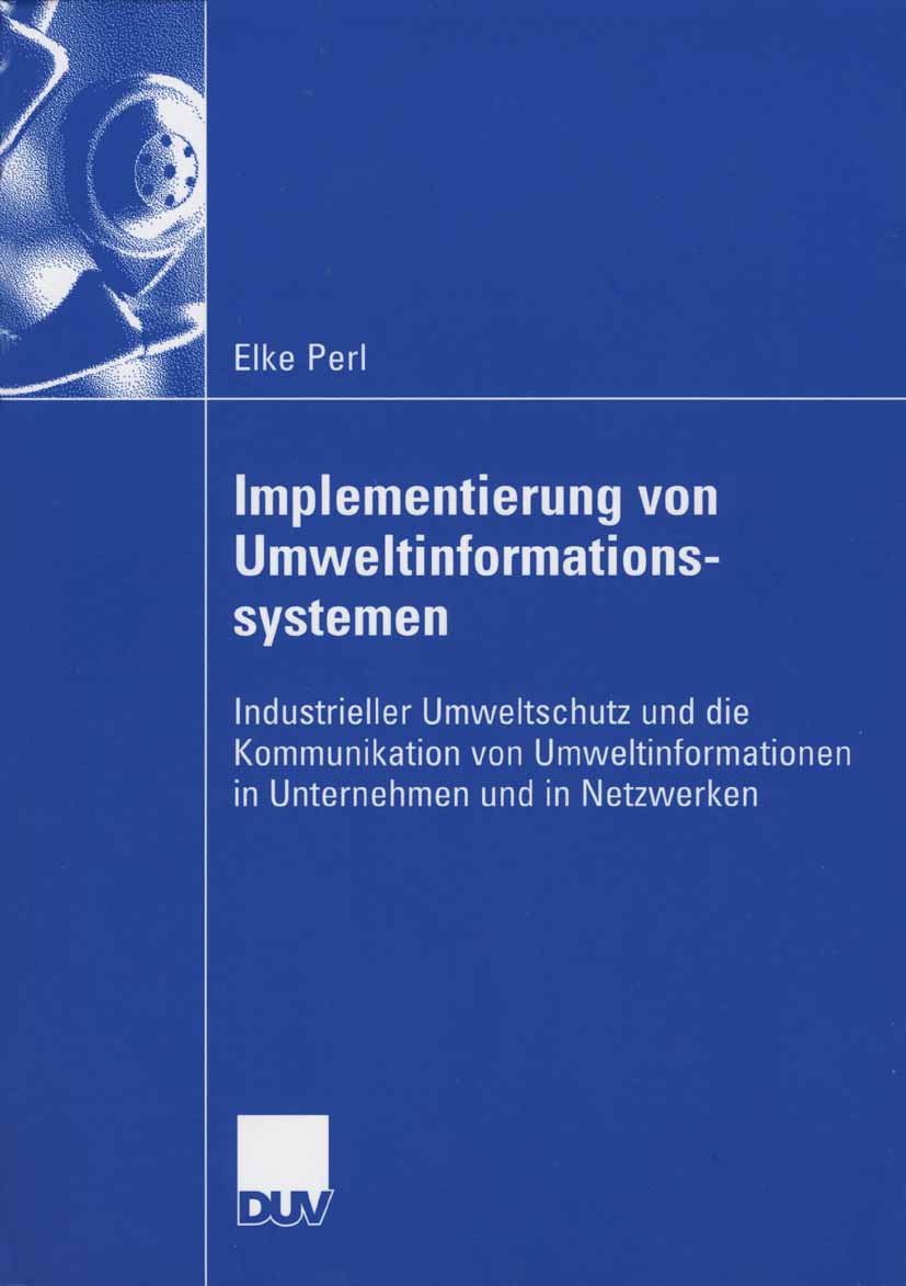 Implementierung von Umweltinformationssystemen - Elke Perl - E-Book