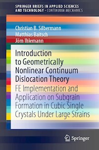 Introduction to Geometrically Nonlinear Continuum Dislocation Theory - Christian B. Silbermann - E-Book
