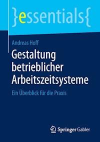 Gestaltung betrieblicher Arbeitszeitsysteme - Andreas Hoff - E-Book