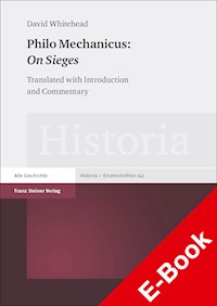 Philo Mechanicus: "On Sieges" -  - E-Book
