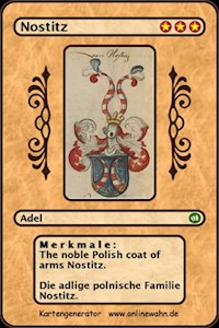 The noble Polish coat of arms Nostitz. Die adlige polnische Familie Nostitz. - Werner Zurek - E-Book