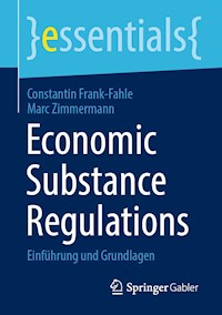 Economic Substance Regulations - Constantin Frank-Fahle - E-Book
