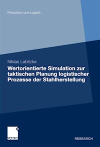 Wertorientierte Simulation zur taktischen Planung logistischer Prozesse der Stahlherstellung - Niklas Labitzke - E-Book