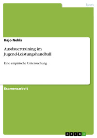 Ausdauertraining im Jugend-Leistungshandball - Hajo Nehls - E-Book
