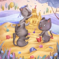 Kitty la gatita hace nuevos amigos - Linnea Taylor - Hörbuch