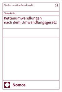 Kettenumwandlungen nach dem Umwandlungsgesetz - Simon Redler - E-Book