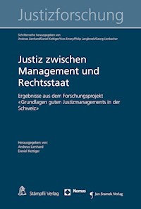 Justiz zwischen Management und Rechtsstaat -  - E-Book