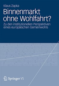 Binnenmarkt ohne Wohlfahrt? - Klaus Zapka - E-Book