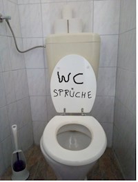 WC Sprüche - Ein Mensch - E-Book