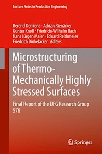 Microstructuring of Thermo-Mechanically Highly Stressed Surfaces -  - E-Book