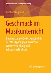 Geschmack im Musikunterricht - Raphael Legrand - E-Book