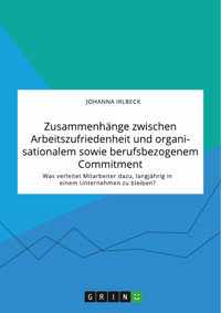Zusammenhänge zwischen Arbeitszufriedenheit und organisationalem sowie berufsbezogenem Commitment. Was verleitet Mitarbeiter dazu, langjährig in einem Unternehmen zu bleiben? - Johanna Irlbeck - E-Book