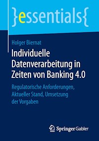 Individuelle Datenverarbeitung in Zeiten von Banking 4.0 - Holger Biernat - E-Book