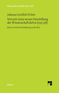 Versuch einer neuen Darstellung der Wissenschaftslehre - Johann Gottlieb Fichte - E-Book