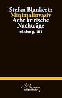 Minimalinvasiv - Stefan Blankertz - E-Book
