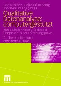 Qualitative Datenanalyse: computergestützt. -  - E-Book