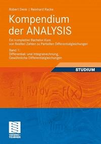 Kompendium der ANALYSIS - Ein kompletter Bachelor-Kurs von Reellen Zahlen zu Partiellen Differentialgleichungen - Robert Denk - E-Book