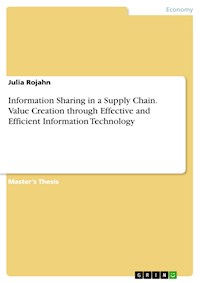 Information Sharing in a Supply Chain. Value Creation through Effective and Efficient Information Technology - Julia Rojahn - E-Book
