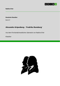 Alexandra Gripenberg - 'Fredrika Runeberg' - Nadine Erler - E-Book