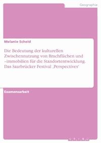 Die Bedeutung der kulturellen Zwischennutzung von Brachflächen und  –immobilien für die Standortentwicklung. Das Saarbrücker Festival ‚Perspectives‘ - Melanie Scheid - E-Book