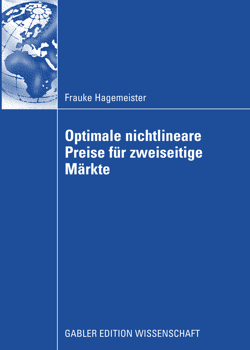 Optimale nichtlineare Preise für zweiseitige Märkte - Frauke Hagemeister - E-Book