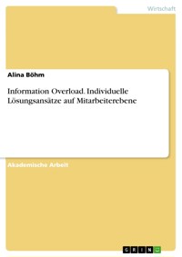 Information Overload. Individuelle Lösungsansätze auf Mitarbeiterebene - Alina Böhm - E-Book