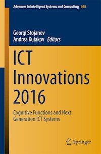 ICT Innovations 2016 -  - E-Book