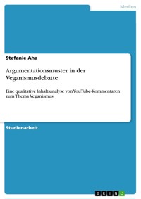 Argumentationsmuster in der Veganismusdebatte - Stefanie Aha - E-Book