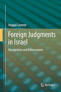 Foreign Judgments in Israel - Haggai Carmon - E-Book