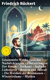 Gesammelte Werke: Gedichte + Nachdichtungen + Übersetzungen: Der Koran + Dschami + Indische Liebeslyrik + Rostem und Suhrab + Die Weisheit des Brahmanen + Winterträume + Mythen - Friedrich Rückert - E-Book