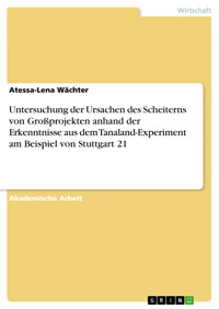 Untersuchung der Ursachen des Scheiterns von Großprojekten anhand der Erkenntnisse aus dem Tanaland-Experiment am Beispiel von Stuttgart 21 - Atessa-Lena Wächter - E-Book