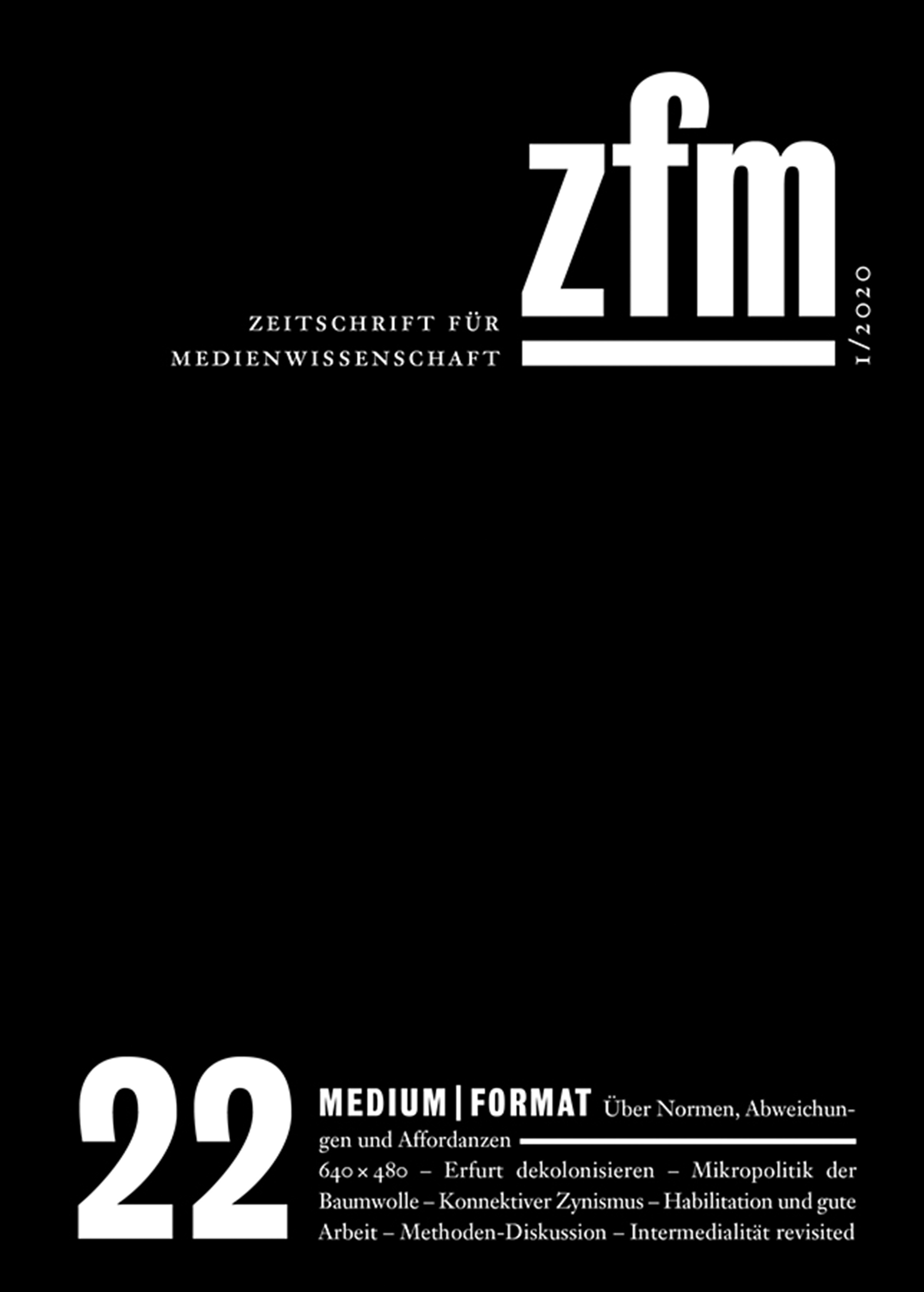 Zeitschrift für Medienwissenschaft 22 - - kostenlos E-Book