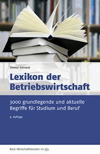 Lexikon der Betriebswirtschaft -  - E-Book