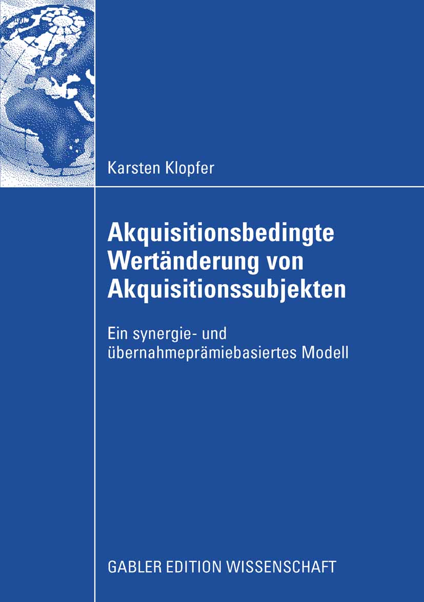 Akquisitionsbedingte Wertänderung von Akquisitionssubjekten - Karsten Klopfer - E-Book