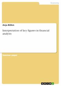 Interpretation of key figures in financial analysis - Anja Böhm - E-Book