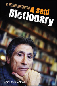 A Said Dictionary - R. Radhakrishnan - E-Book