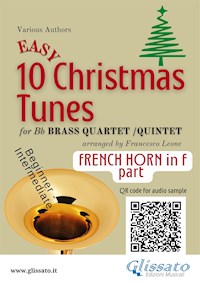 French Horn in F part of "10 Easy Christmas Tunes" for brass quartet/quintet - Christmas Carols - E-Book