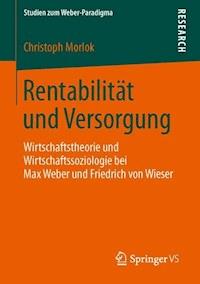 Rentabilität und Versorgung - Christoph Morlok - E-Book