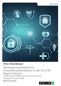 Informationssicherheit für Gesundheitsdienstleister in der D-A-CH Region Europas - Peter Anzenberger - E-Book