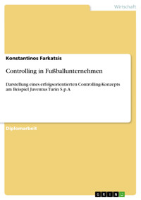 Controlling in Fußballunternehmen - Konstantinos Farkatsis - E-Book