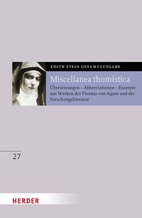 Miscellanea thomistica - Edith Stein - E-Book